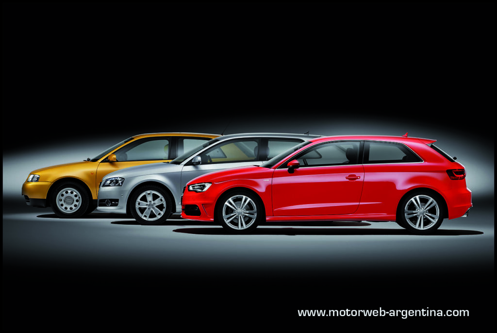 Die drei Generationen des Audi A3