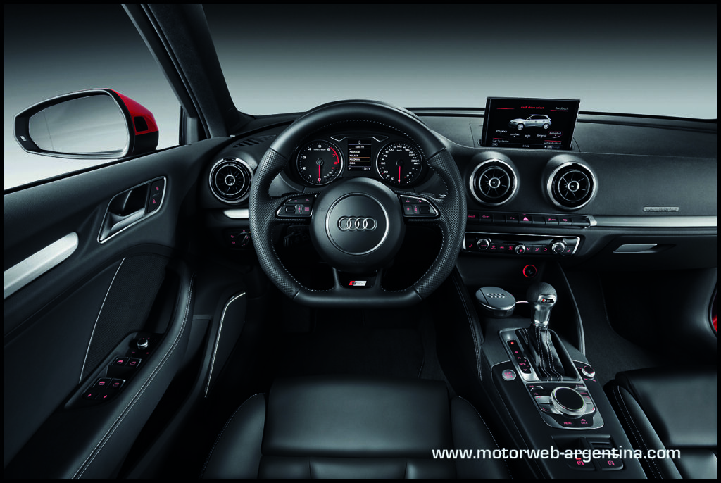 El interior del nuevo A3, con equipamiento opcional S-line