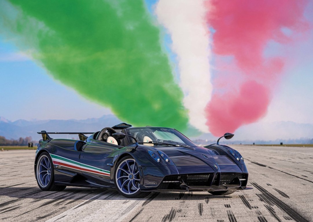 Pagani huayra tricolore